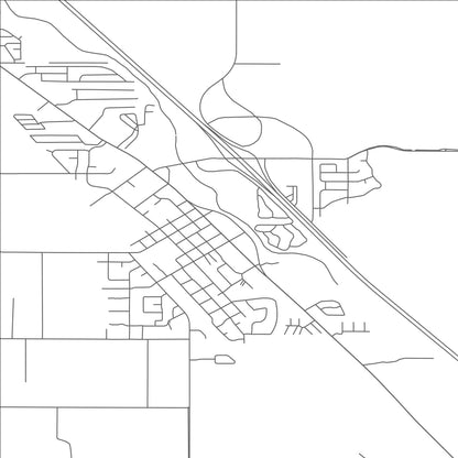 ROAD MAP OF PHOENIX, OREGON BY MAPBAKES