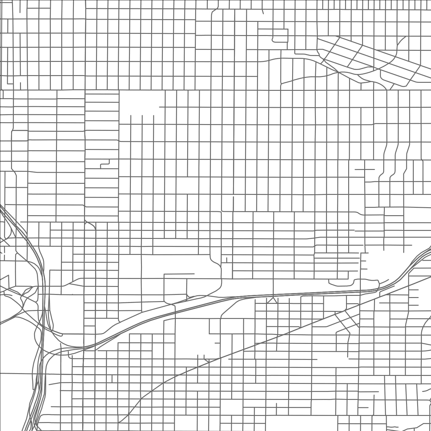 ROAD MAP OF PORTLAND, OREGON BY MAPBAKES