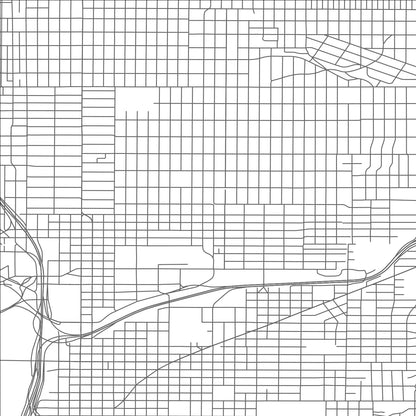 ROAD MAP OF PORTLAND, OREGON BY MAPBAKES