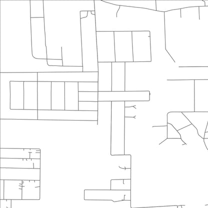 ROAD MAP OF PRINEVILLE, OREGON BY MAPBAKES