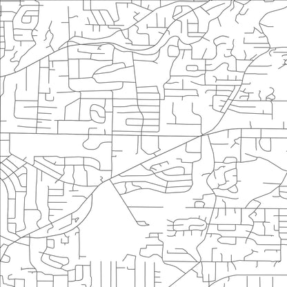 ROAD MAP OF RALEIGH HILLS, OREGON BY MAPBAKES