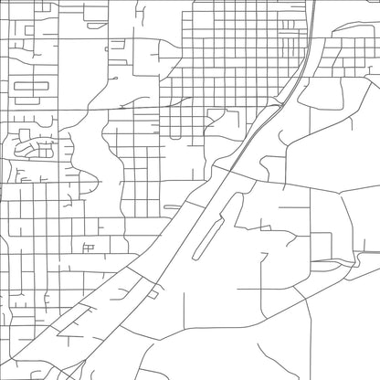 ROAD MAP OF REDMOND, OREGON BY MAPBAKES