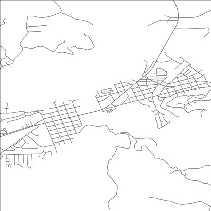 ROAD MAP OF REEDSPORT, OREGON BY MAPBAKES