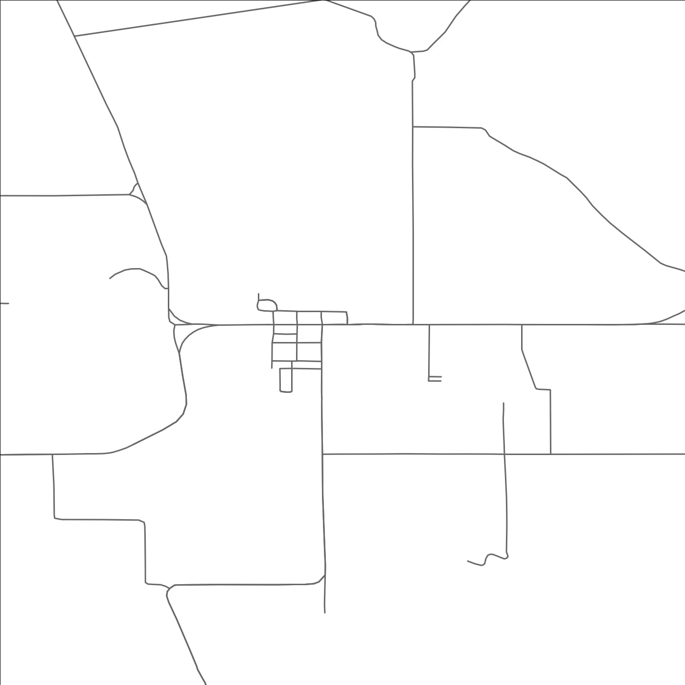 ROAD MAP OF RICHLAND, OREGON BY MAPBAKES