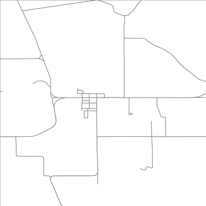 ROAD MAP OF RICHLAND, OREGON BY MAPBAKES