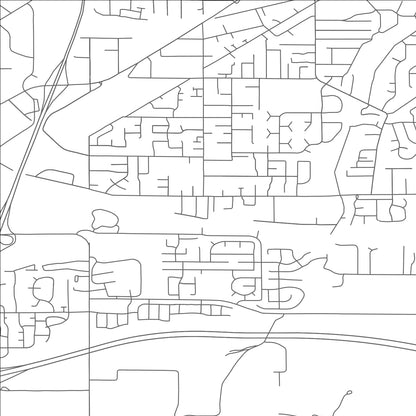 ROAD MAP OF RIVERGROVE, OREGON BY MAPBAKES