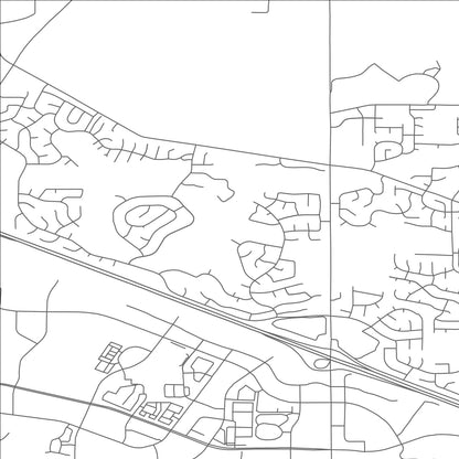 ROAD MAP OF ROCKCREEK, OREGON BY MAPBAKES