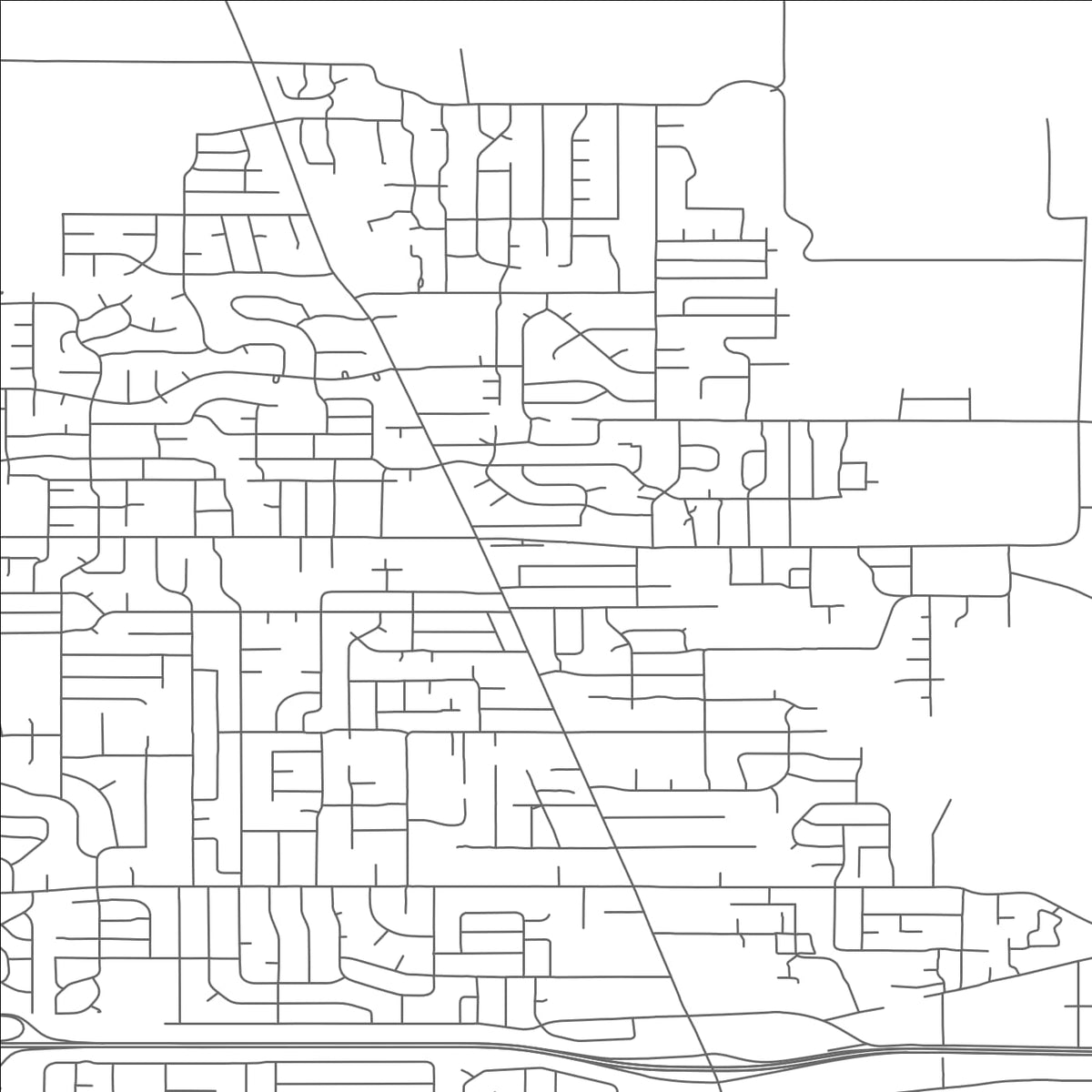 ROAD MAP OF SANTA CLARA, OREGON BY MAPBAKES