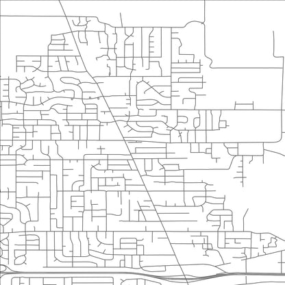 ROAD MAP OF SANTA CLARA, OREGON BY MAPBAKES