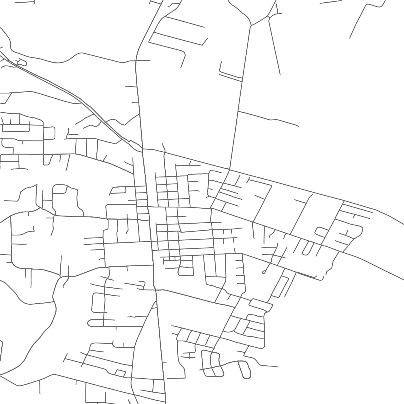 ROAD MAP OF SCAPPOOSE, OREGON BY MAPBAKES