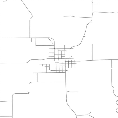 ROAD MAP OF SCIO, OREGON BY MAPBAKES