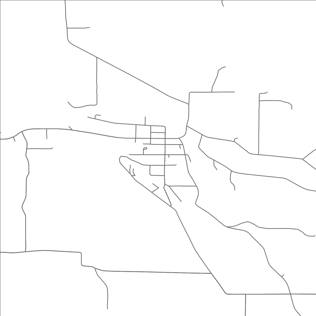 ROAD MAP OF SCOTTS MILLS, OREGON BY MAPBAKES