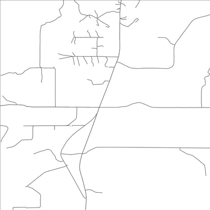 ROAD MAP OF SELMA, OREGON BY MAPBAKES