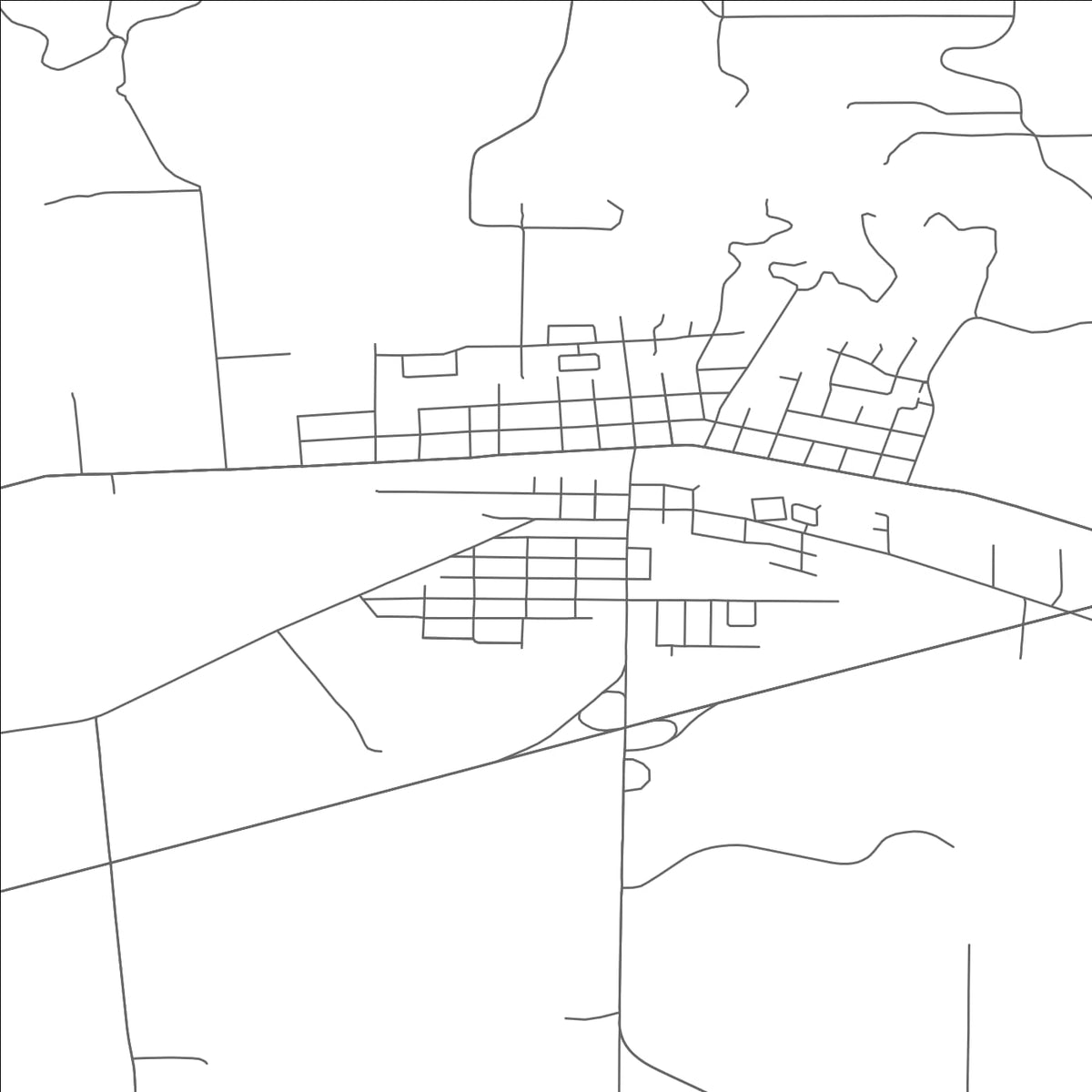 ROAD MAP OF SHERIDAN, OREGON BY MAPBAKES