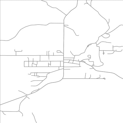 ROAD MAP OF SILETZ, OREGON BY MAPBAKES