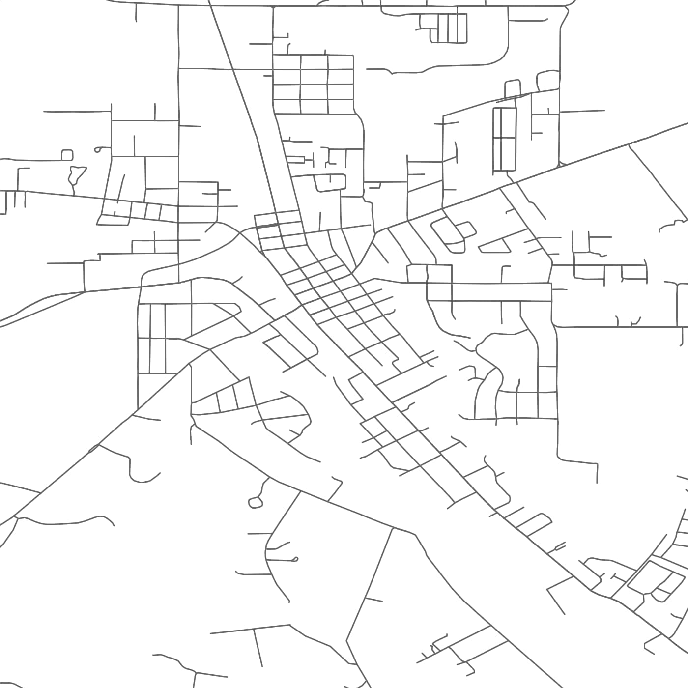 ROAD MAP OF SILVERTON, OREGON BY MAPBAKES