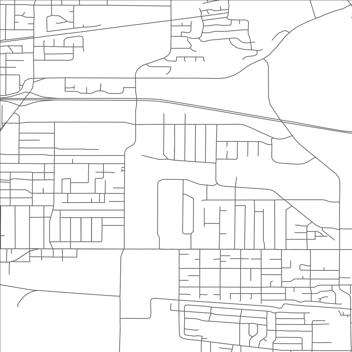 ROAD MAP OF SPRINGFIELD, OREGON BY MAPBAKES