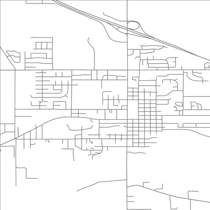 ROAD MAP OF STAYTON, OREGON BY MAPBAKES