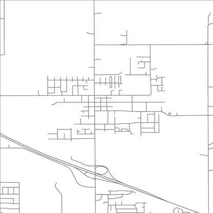 ROAD MAP OF SUBLIMITY, OREGON BY MAPBAKES