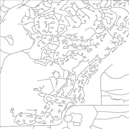 ROAD MAP OF SUNRIVER, OREGON BY MAPBAKES