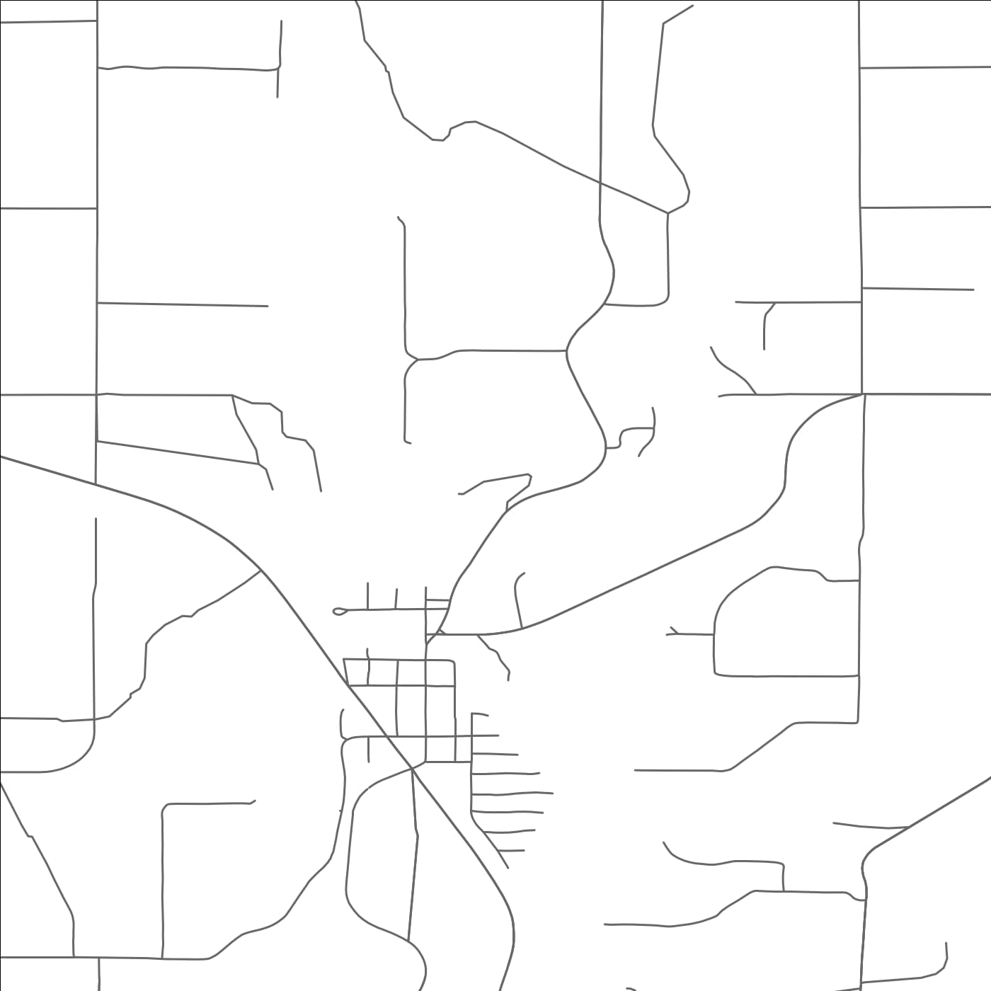 ROAD MAP OF TUMALO, OREGON BY MAPBAKES