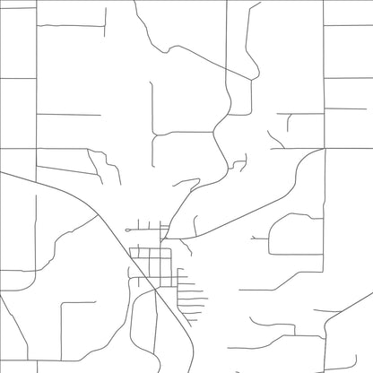 ROAD MAP OF TUMALO, OREGON BY MAPBAKES