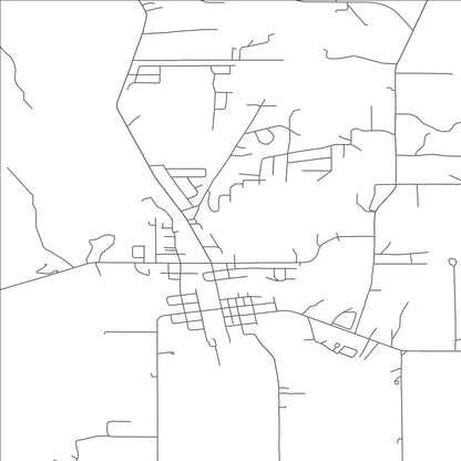 ROAD MAP OF TURNER, OREGON BY MAPBAKES