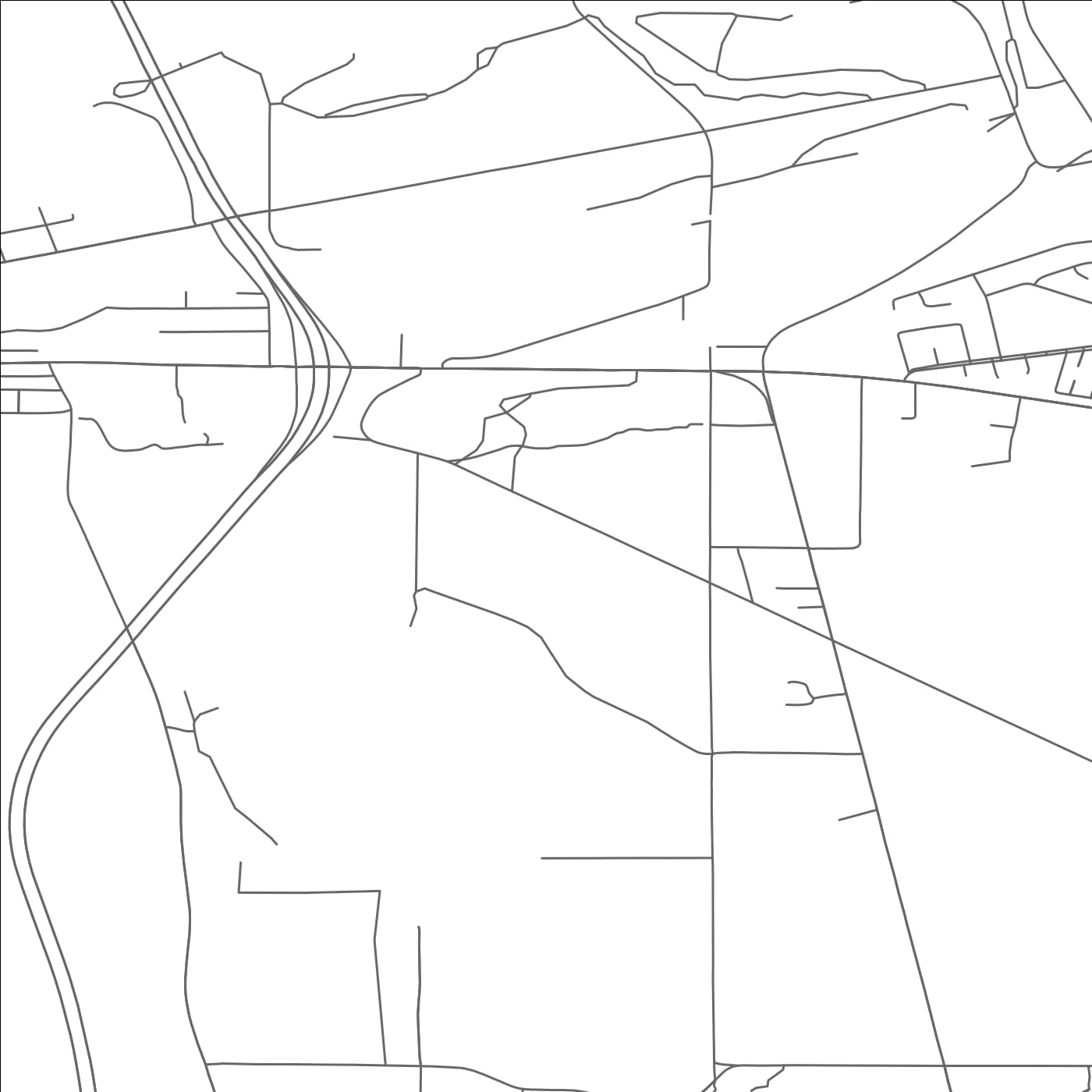 ROAD MAP OF UMATILLA, OREGON BY MAPBAKES