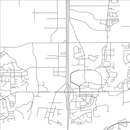 ROAD MAP OF WILSONVILLE, OREGON BY MAPBAKES