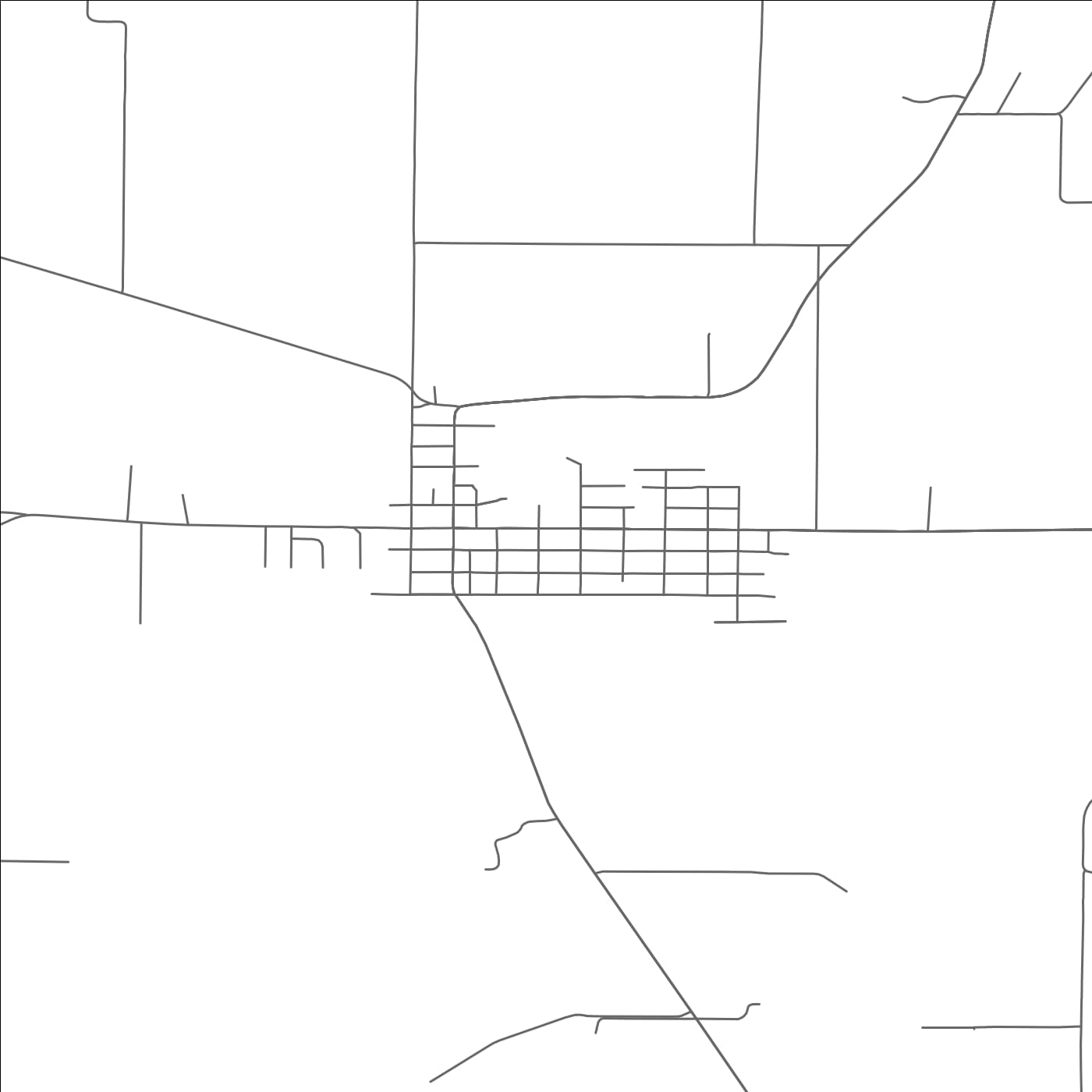 ROAD MAP OF YAMHILL, OREGON BY MAPBAKES