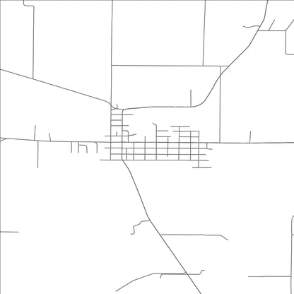 ROAD MAP OF YAMHILL, OREGON BY MAPBAKES