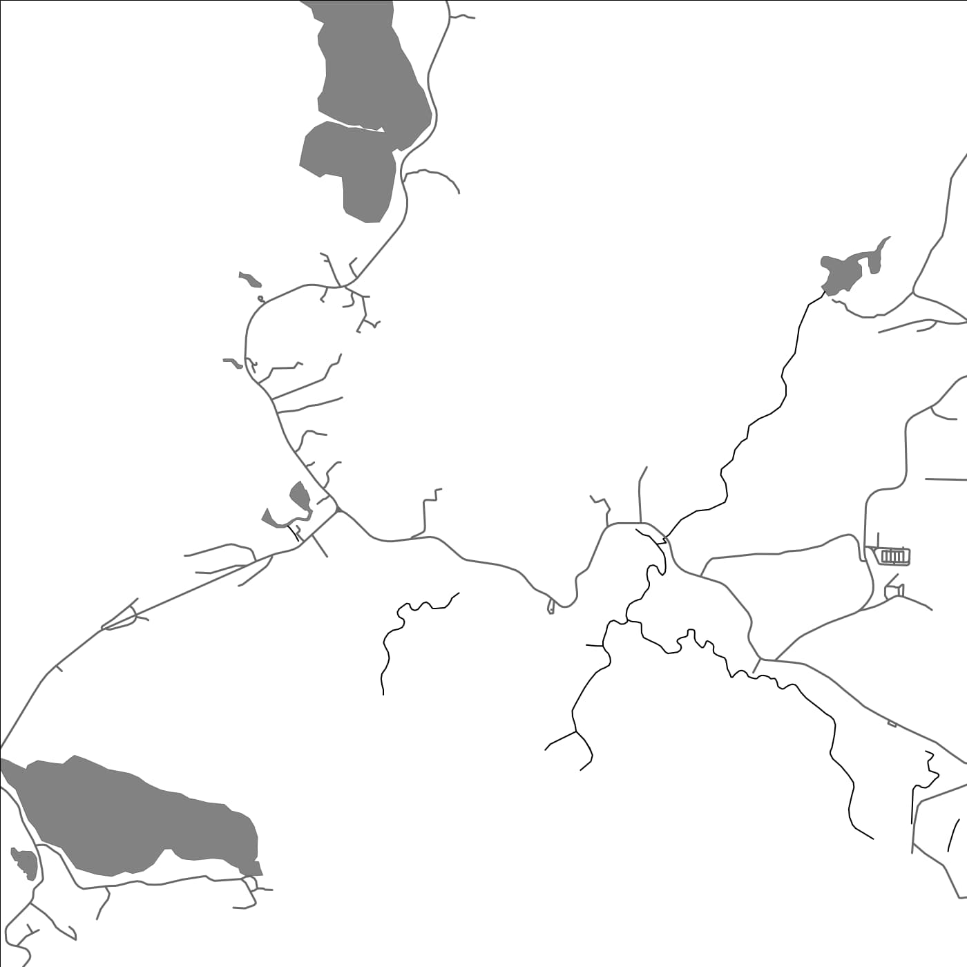 ROAD MAP OF NGETKIB, PALAU BY MAPBAKES