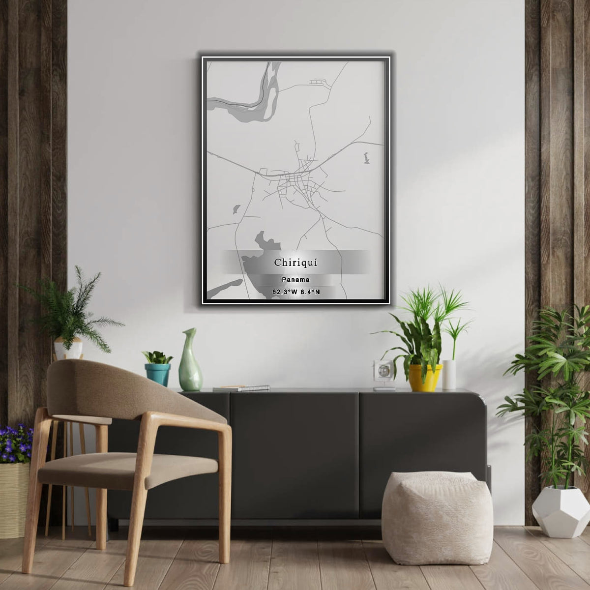 ROAD MAP OF CHIRIQUÍ, PANAMA BY MAPBAKES
