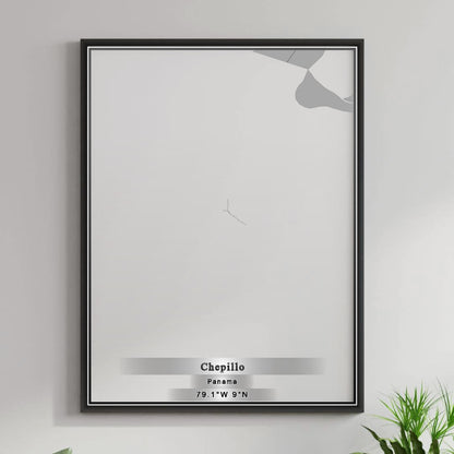 ROAD MAP OF CHEPILLO, PANAMA BY MAPBAKES