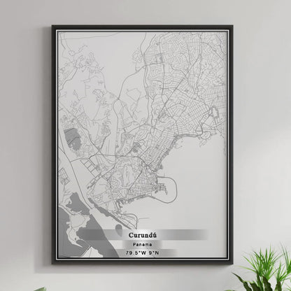 ROAD MAP OF CURUNDÚ, PANAMA BY MAPBAKES