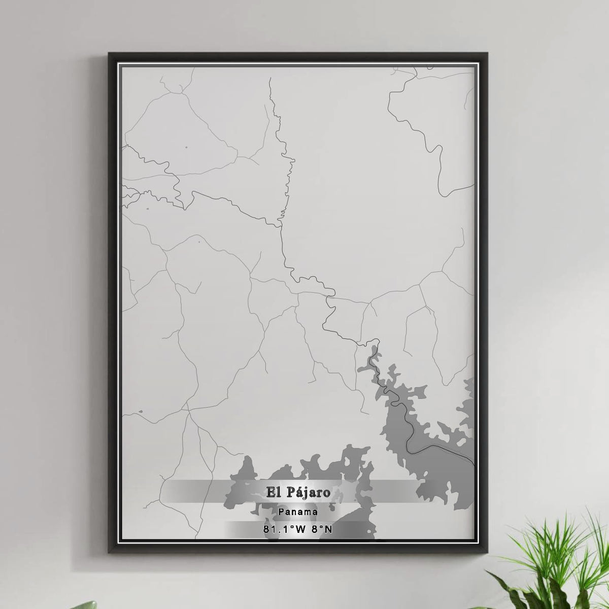 ROAD MAP OF EL PÁJARO, PANAMA BY MAPBAKES