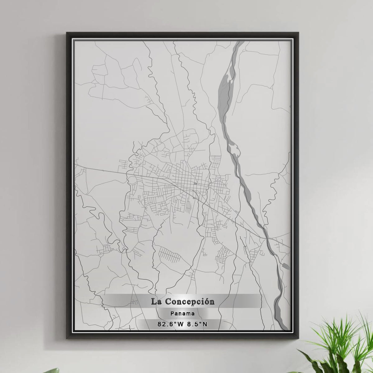ROAD MAP OF LA CONCEPCIÓN, PANAMA BY MAPBAKES