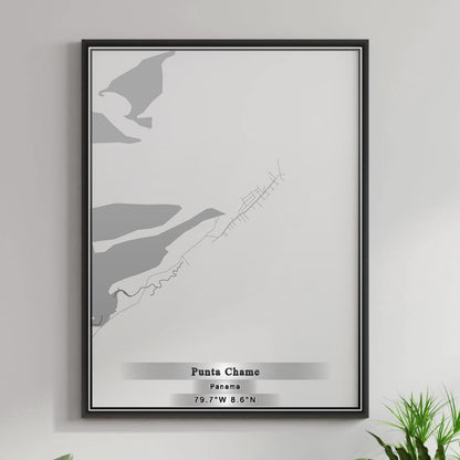 ROAD MAP OF PUNTA CHAME, PANAMA BY MAPBAKES