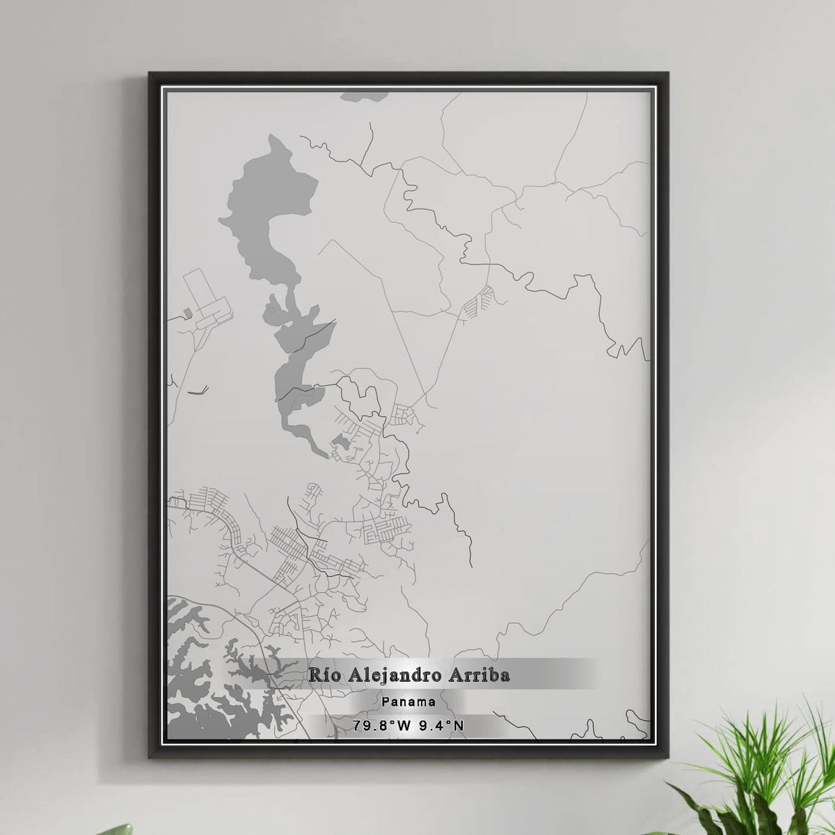 ROAD MAP OF RÍO ALEJANDRO ARRIBA, PANAMA BY MAPBAKES