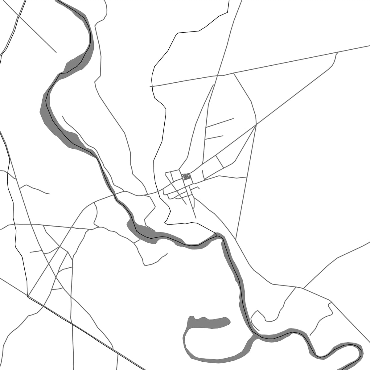 ROAD MAP OF ALANJE, PANAMA BY MAPBAKES