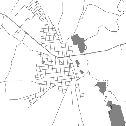 ROAD MAP OF ANTÓN, PANAMA BY MAPBAKES