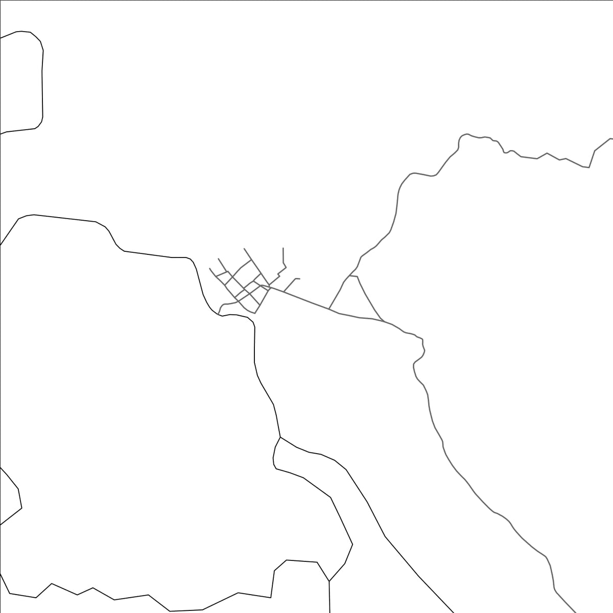 ROAD MAP OF BISIRA, PANAMA BY MAPBAKES
