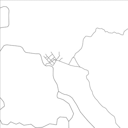 ROAD MAP OF BISIRA, PANAMA BY MAPBAKES