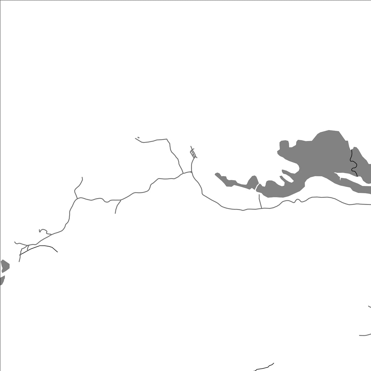 ROAD MAP OF CACIQUE, PANAMA BY MAPBAKES