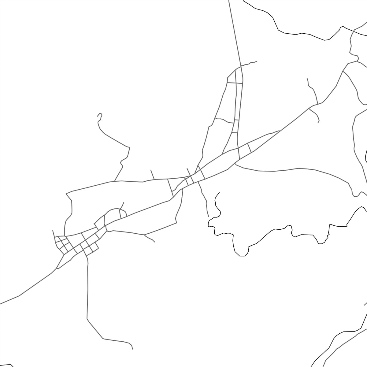 ROAD MAP OF CALDERA, PANAMA BY MAPBAKES