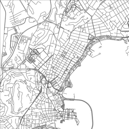 ROAD MAP OF CALIDONIA, PANAMA BY MAPBAKES