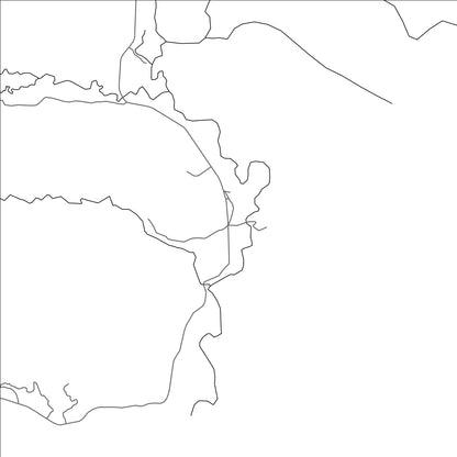 ROAD MAP OF CAMBUTAL, PANAMA BY MAPBAKES