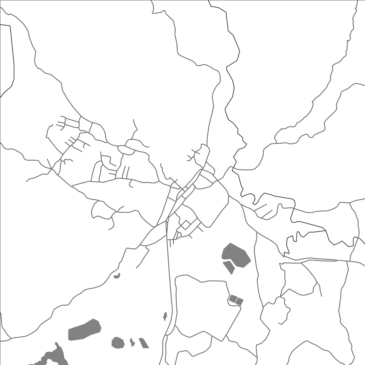 ROAD MAP OF CAÑAZAS, PANAMA BY MAPBAKES