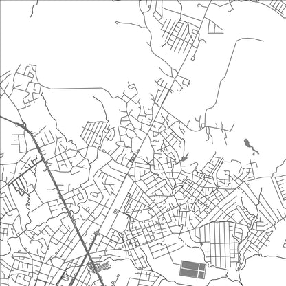 ROAD MAP OF CANTO DEL LLANO, PANAMA BY MAPBAKES