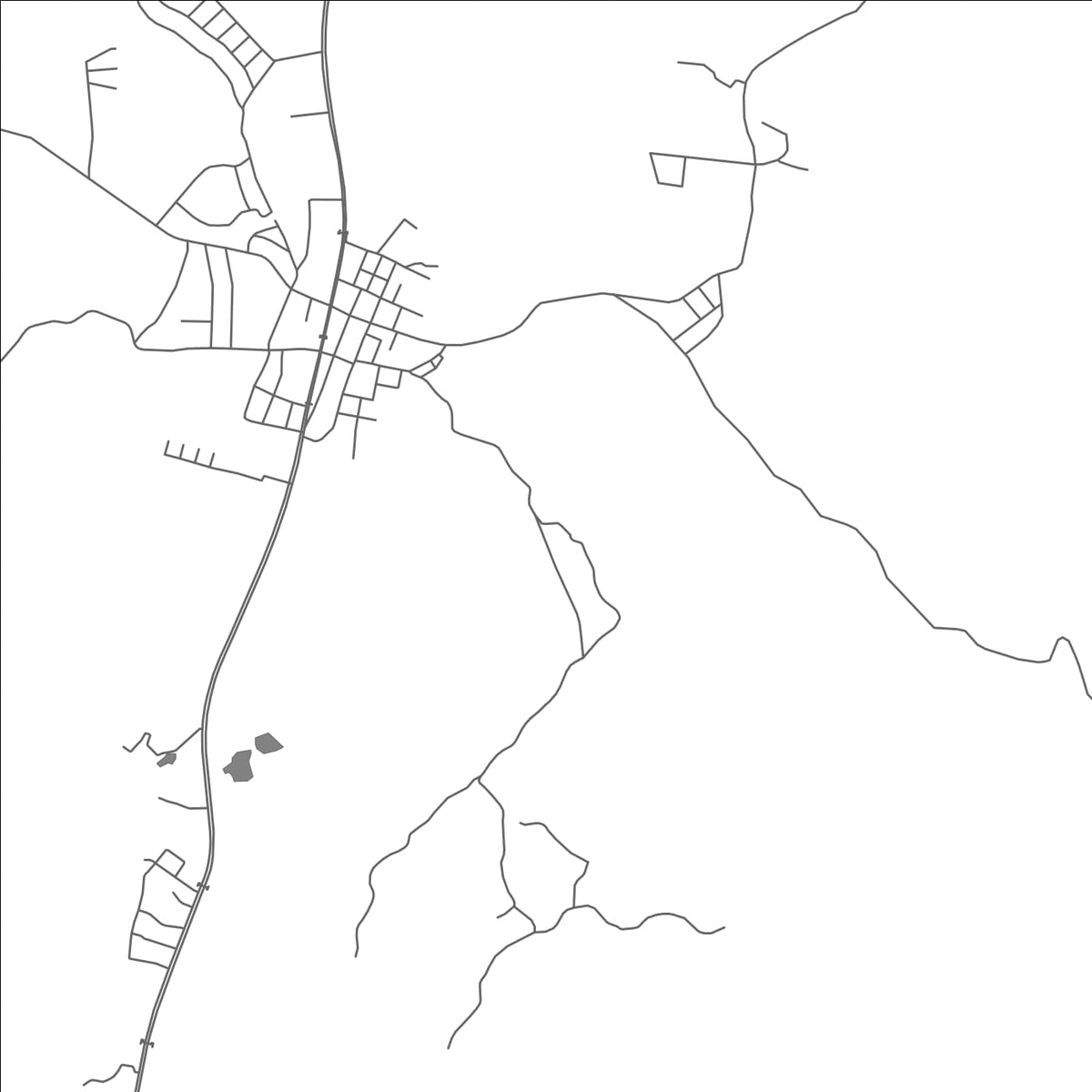 ROAD MAP OF CAPIRA, PANAMA BY MAPBAKES